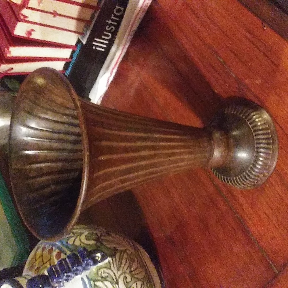 Metal vase